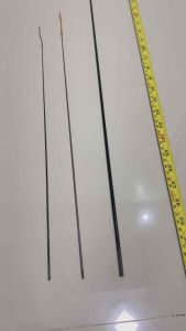 Ujung Tegek Carbon Solid Ruas Pendek dan Panjang 40 45 80 Cm