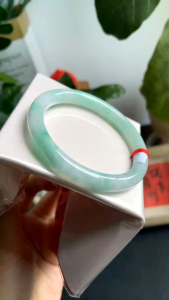 Jade bangle 53mm can view and try singapore grade A type