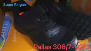 Pallas Jazz 205/307-0213 School Shoes Single Strap With Elastic Shoe Lace[Fast Delivery ]