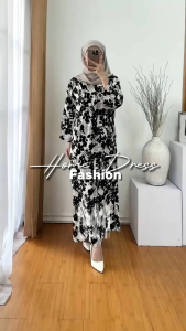 Gamis Rayon Terbaru 2024 & Desain Gamis Daster Santai Busui Friendly