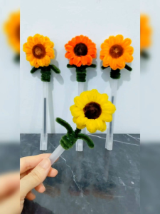 Sunflower Pen Cute Creative Door Gift Event Birthday Graduation Farewell Party Wedding Handmade