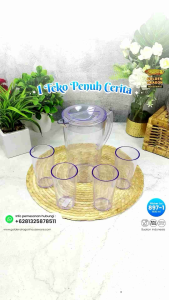 Pitcher Set Gelas Golden Dragon 879 1600ml