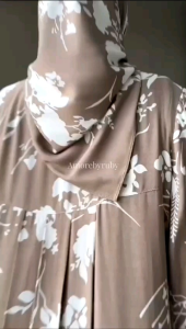 Set Gamis & Hijab Terbaru Motif Kekinian Amore by Ruby Edisi Shalimar 2024