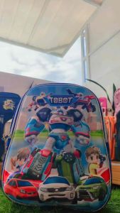Tas Sekolah Anak Laki-Laki TK SD Ransel Emboss 3D Free Jam Tangan