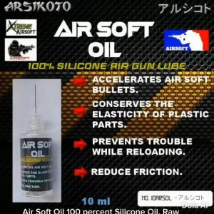 Airsoft Oil 100% Silicone Lubricant for Blaster Toys - Accelerates Airsoft Bullets Conserves Plastic Parts Prevents Reloading Trouble Reduces Friction.