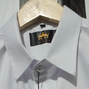 kemeja putih lengan panjang pria katun toyobo RM Deluxe
