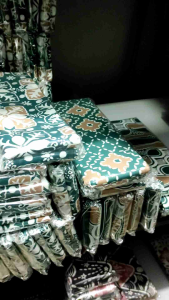 Kain batik cap garutan premium / kain batik cap halus 2x1meter batik dua warna