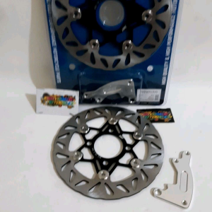 Piringan Cakram Depan Variasi Model PSM Black Series Day Sports Floating CNC Disc Brake 220mm