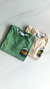 Baju Kaos Distro Anak Laki-laki Motif Karakter Usia 1-12Tahun