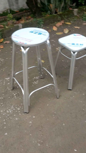 KURSI ALMUNIUM TEBAL UNTUK CONTER/CAFE SUPER TEBAL TAHAN PATAH