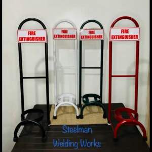 Fire Extinguisher Stand w/ Signage