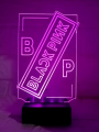 Lampu hias Black Pink. 