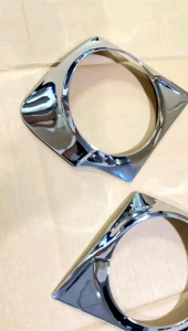 Cover Ring Foglamp All New Triton 2016 2018 Fog Lamp Platinum Chrome