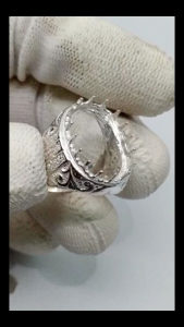 🇲🇾◆W03 ★Ring Casting (Grade A) ★Sarung Cincin Silver 925 ★14 x 19mm ★±10.00gm