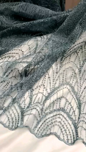 Promo Kain Tulle Full Spenggel Payet New /Bahan Tille Full Payet Spenggel Mewah/Kain Tulle Full Bordir Payet Spenggel Cantik/Bakal Kebaya Full Payet Spenggel Istimewah