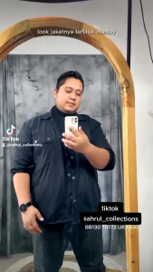 JAKET PRIA JUMBO TRUCKER SEMI PARKA BIG SIZE 3XL 4XL 5XL SAHRUL COLLECTIONS