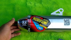 Knalpot Norifumi N4 bisa untuk boreup dan standar. Full system full stainless Pnp untuk CRF ALL KLX DTRACKER WR dan lain-lain aneka trail. Knalpot Norifumi N4 CRF KLX DTRACKER WR