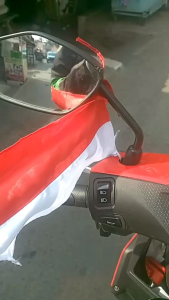 Bendera Merah Putih HUT RI Bendera Untuk Motor 13x20cm