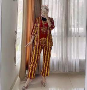 KD003 | SCP KIMONO DEWASA / SETELAN BATIK CAP PEKALONGAN BAHAN RAYON SUPER GRADE A