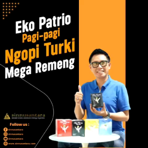 Kopi Hitam Turki Mega Remeng Original 1 Box Isi 5 Sachet