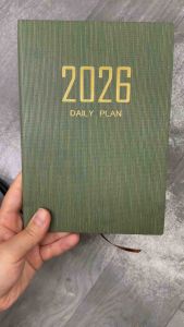 【SG Instock】Year2027 A5 Weekly Planner Notebook Soft PU cover Student Record Daily Planner Calendar Book