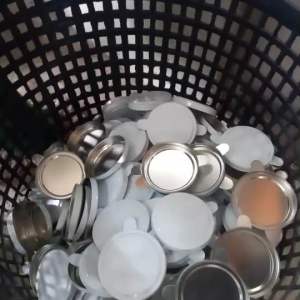 ฝาแคปถังน้ำมัน 200ลิตร (ฝาบางไม่มีซีลยาง) ฝาเหล็กครอบถัง 10คู่(ฝาเล็ก+ฝาใหญ่)