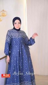 BELLA DRESS| GAMIS MOTIF SILK PREMIUM| BAJU PESTA| GAMIS MUSLIM WANITA MASAKINI| BUSUI FRIENDLY
