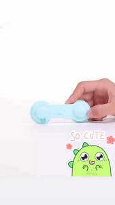Đai Khoá Hình Gấu Gài Tủ Lạnh Cửa Tủ An Toàn Cho Bé Khoá Gài Tủ Lạnh Đa Năng Chống Kẹp Cho Trẻ Em