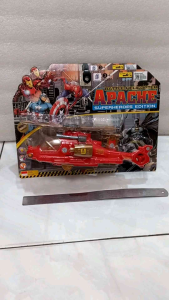 Mainan Helikopter Tarik Jalan Apache Battle Helicopter Tanpa Baterai no BP 9777