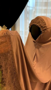 Telekung Dewasa Kain viscose Lace