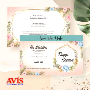 (Isi 100 pcs) Blangko Kertas Undangan Pernikahan AVIS 120 Harga Termurah Gratis File Setting