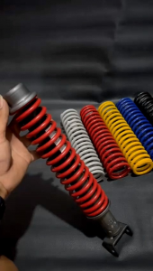 Per peer shockbreaker belakang vespa pxe excel exclusive lurus dsb hitam silver baja kuat bagus murah grosir eceran