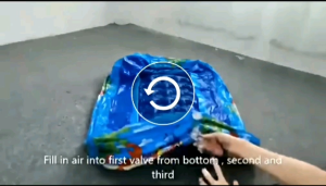 Second-hand inflatable swimming pool childrens baby swimming pool foldable large outdoor childrens paddling pool