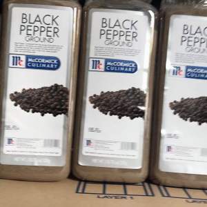 McCormick Black Pepper Ground 530g & Pet Bots Seasoning