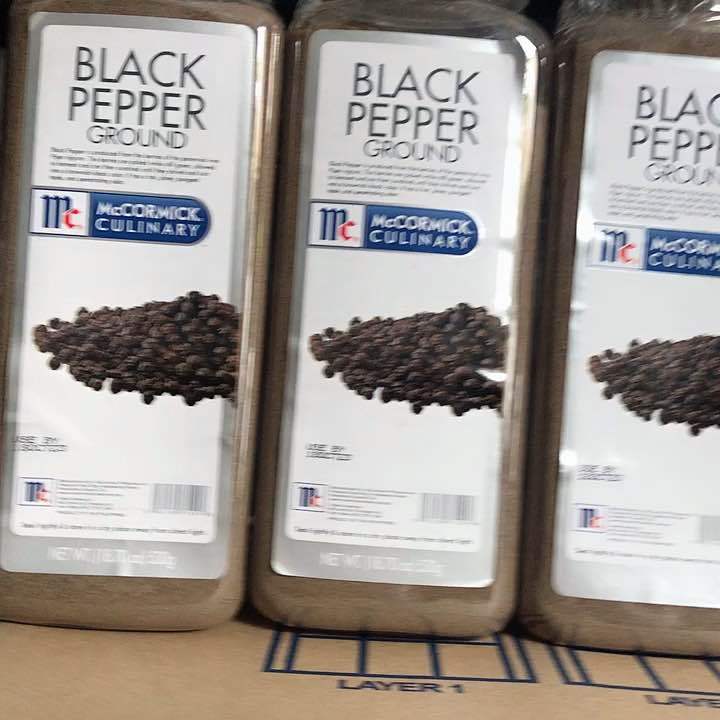 McCormick Black Pepper Ground 530g Pet Bots