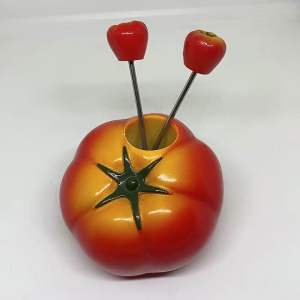 England Surplus Daily Fun Tomato Food Picks Holder