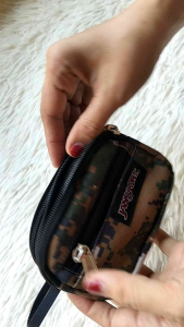 Coinpurse Wallet 2 zippered compartment keep your valuables secure and organized