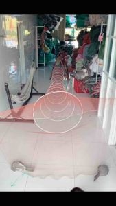 Lú miệng Lú đặc tôm mắt lưới 08cm vuông( 15p đều) - Miệng rộng ngang 2m cao 12m mình lú dài 4 met
