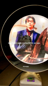 Cermin Foto Ajaib Magic Mirror Kaca Frame Foto Lampu LED Hadiah Kado Gift Custom Ultah Anniversary Ulang Tahun Valentine Wisuda Wedding Nikah Mewah Elegan unik jam foto