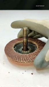 Amplas susun / flap disk taiyo 4" grid 120 / amplas susun bekas kondisi 70 %