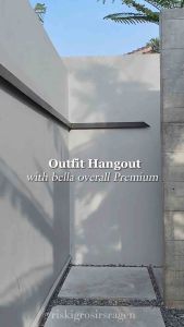 Bella Overall Rok Cargo Wanita Katun Premium Jumpsuit Rok Casual Overall Rok Trendi