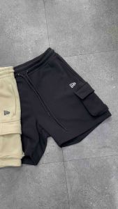 CHÍNH HÃNG - QUẦN SHORT NEW ERA ESSENTIALS CARGO BLACK / BEIGE (60332267)