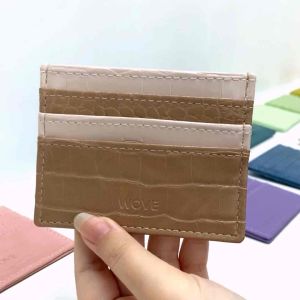 WOVE Card Holder multi-color กระเป๋าใส่บัตร สีสลับ PU