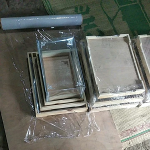 kotak hantaran seserahan berkaki isi 4 pcs