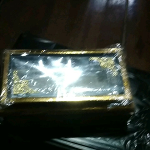 kotak mahar uang jati Belanda dan frame fiber