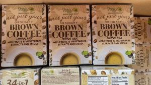 VITA PLUS 34-in-1 BROWN COFFEE WITH FRUITS & VEGETABLES EXTRACT AND STEVIA(100g)