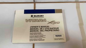 s002 SUZUKI VITARA 1996 คู่มือการใช้งานของแท้ ภาษาอังกฤษ 99011-60A26-012 ส่งไวจากไทย