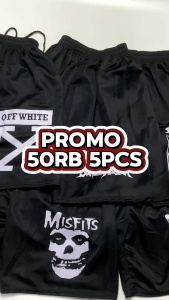 Promo Boxer 50 Ribu Dapat 5 Pcs Celana Pendek Boxer Kolor Dalaman Pria Wanita Celana Metal OFW SUICIDAL Surfing Santai Tidur Rebahan Olahraga Voli Basket