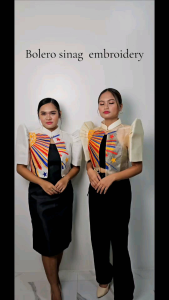 Sinag Bolero Modern Filipianiana top