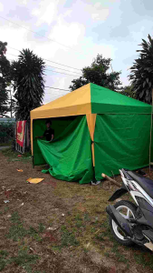 PROMO LAGI TENDA ANTIN KARAT TENDA JUALAN 2x2 dan 3x3 WARNA PUTIH TENDA STAN TENDA BAZAR TENDA PIRAMIT